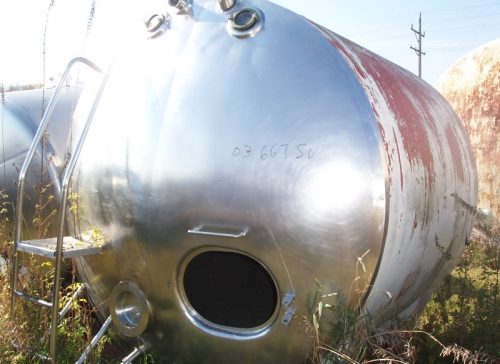 ROUND HORIZONTAL INSULATED TANK