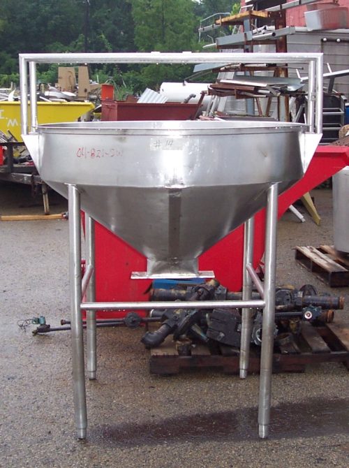 75 GALLON CONE BOTTOM S/S PROCESS CHEESE HOPPER - Image 2