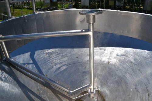 75 GALLON CONE BOTTOM S/S PROCESS CHEESE HOPPER - Image 3