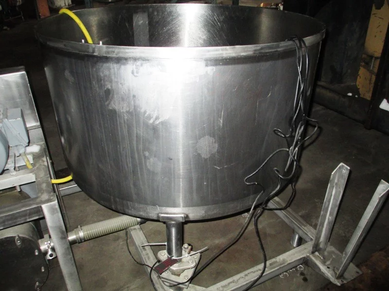 120 GAL. SS SINGLE WALL TANK