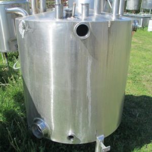 160 GAL SS SINGLE WALL TANK