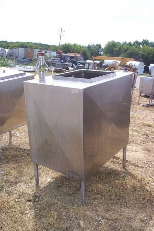 200 GALLON S/S SINGLE WALL CIP TANK