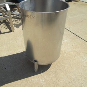 40 GAL SS SINGLE WALL TANK