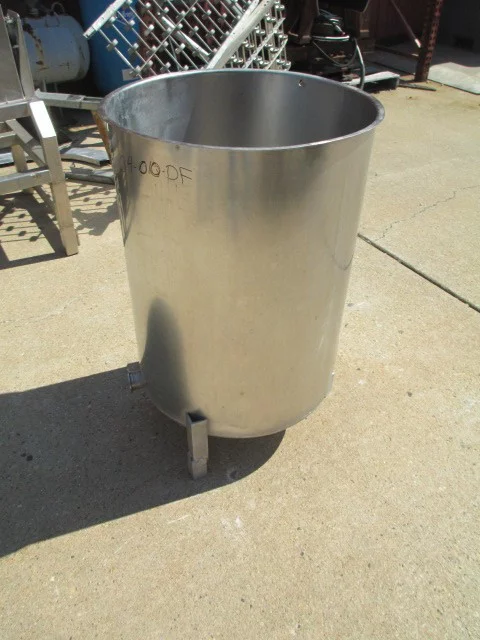 40 GAL SS SINGLE WALL TANK