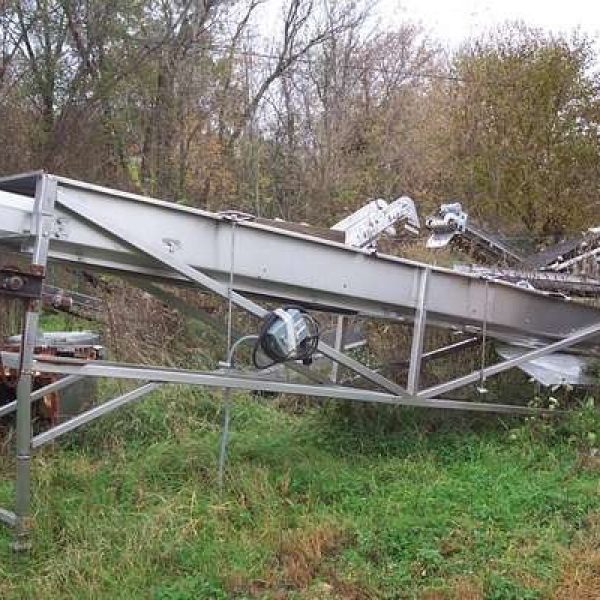 S/S INCLINE WIRE BELT CONVEYOR