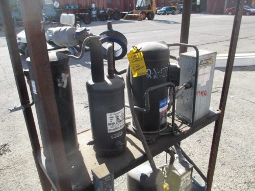 SCROLL TYPE FREON COMPRESSOR/CONDENSER PKG.