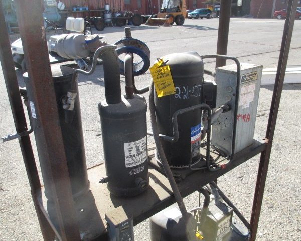 SCROLL TYPE FREON COMPRESSOR/CONDENSER PKG.