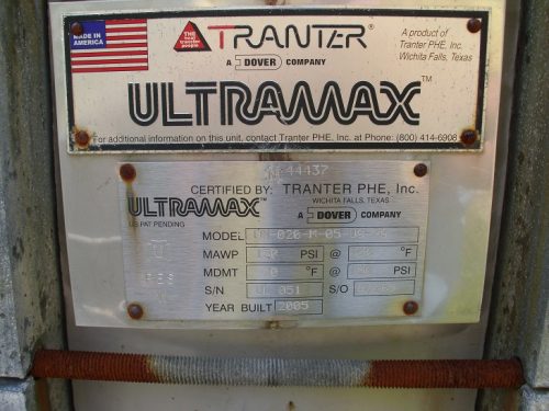 AMMONIA REFRIGERATED PLATE TYPE CHILLER - Image 2