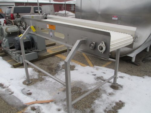 S/S BELT CONVEYOR 7'6" LONG