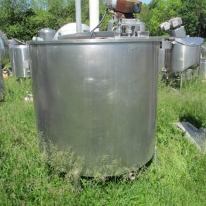 400 GAL. GROEN S/S SINGLE WALL MIXING TANK