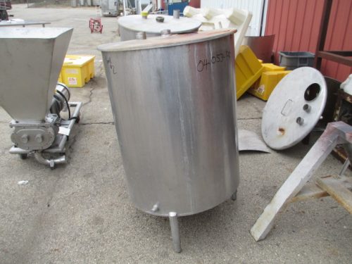 120 GALLON S/S SINGLE WALL CIP TANK