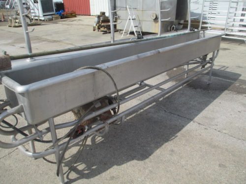S/S COP WASH TANK, 100 GALLON CAPACITY