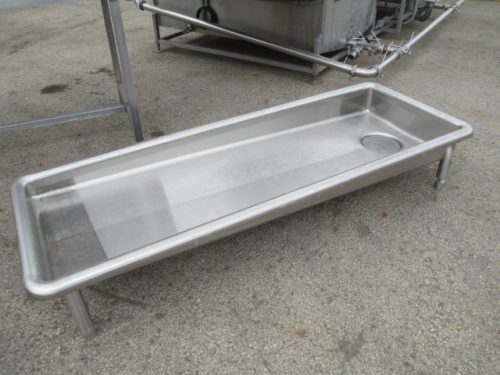 ALL S/S PRODUCT OR PARTS DRAIN TABLE/TANK