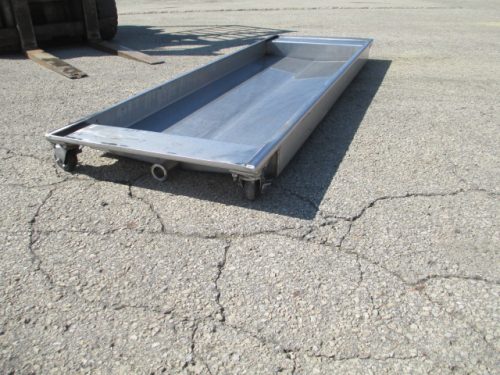 S/S LOW PROFILE DRAIN CART