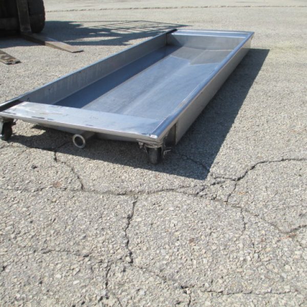 S/S LOW PROFILE DRAIN CART