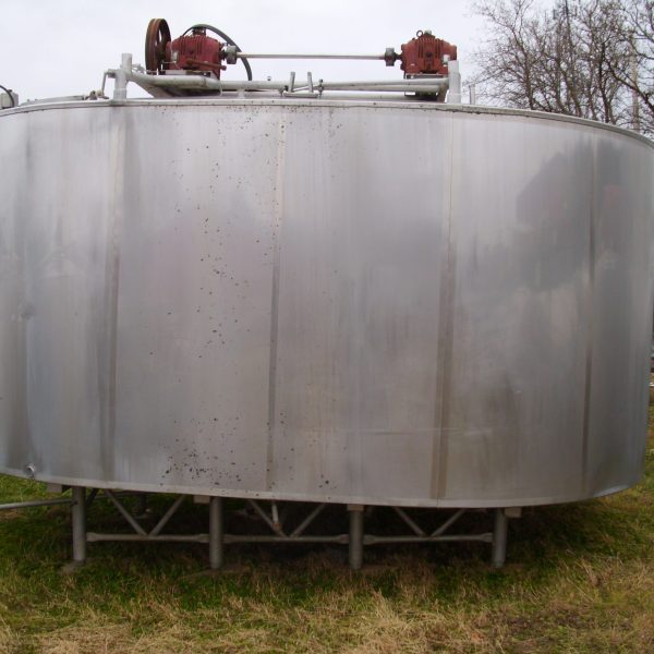 50,000 LB Damrow Double O Enclosed Cheese Vat