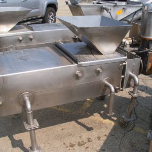 S/S Mozzarella Cheese Extruder Dual Auger