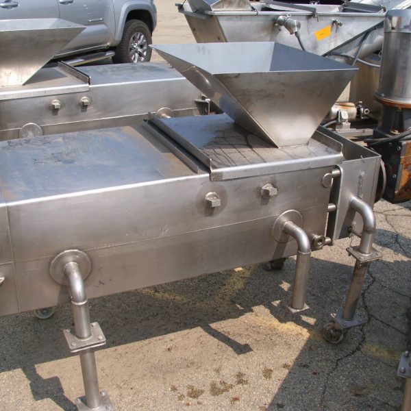 S/S Mozzarella Cheese Extruder Dual Auger