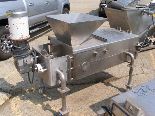 S/S Mozzarella Cheese Extruder Dual Auger