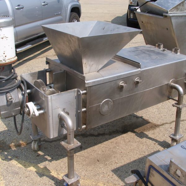 S/S Mozzarella Cheese Extruder Dual Auger