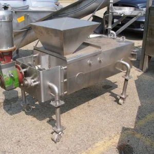 S/S Mozzarella Cheese Extruder Dual Auger