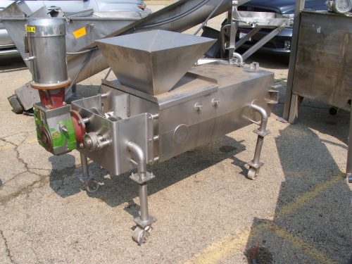 S/S Mozzarella Cheese Extruder Dual Auger