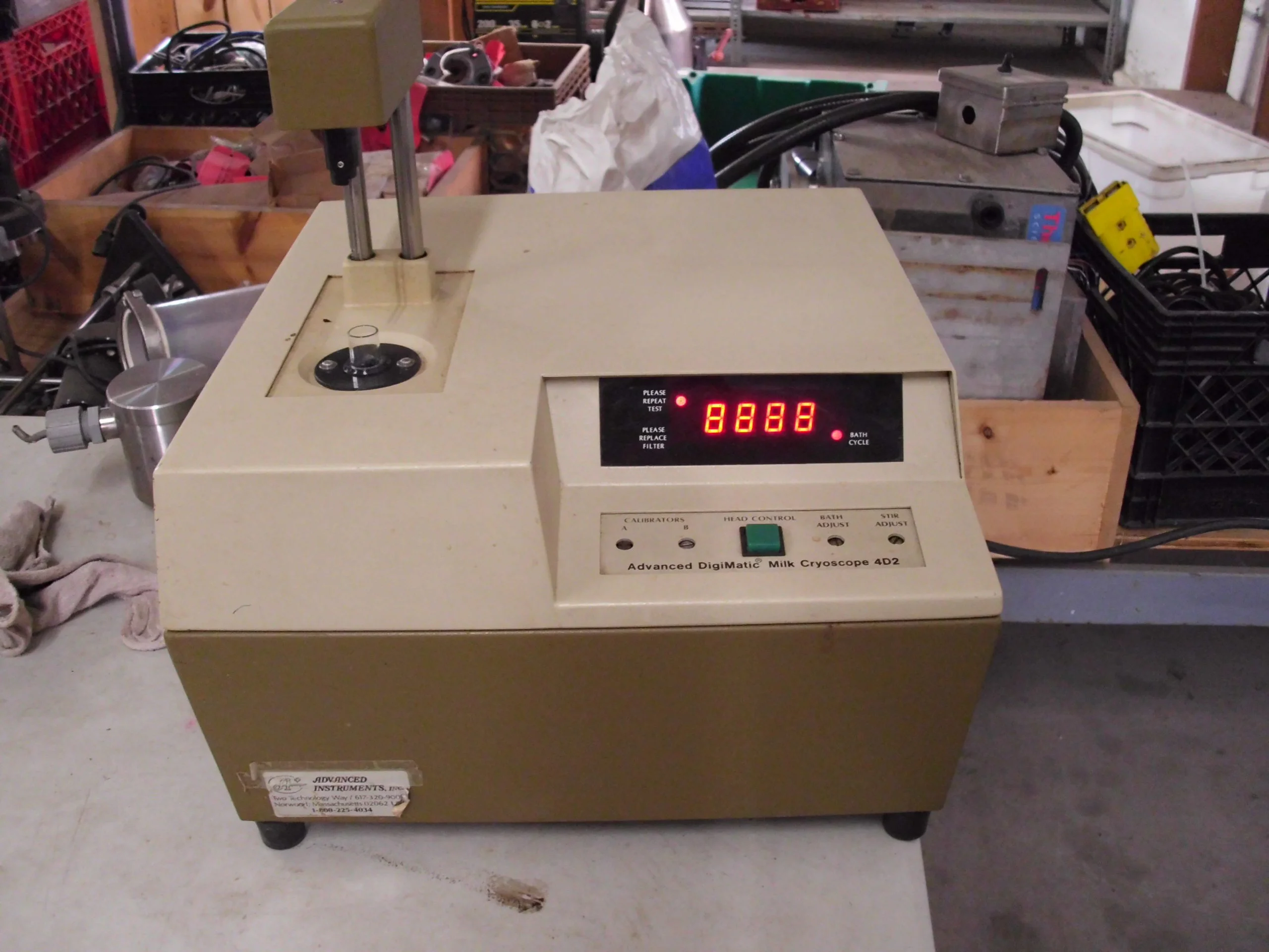 Digimatic Milk Cryoscope