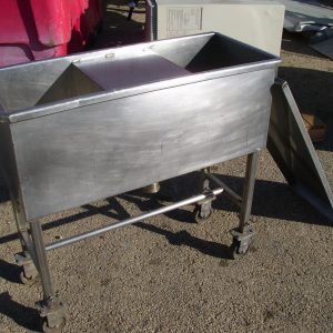 30 Gallon S/S Single Wall Rectangular Tank