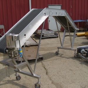 S/S CROSS OVER INTRALOX BELT CONVEYOR