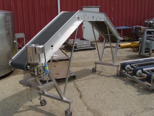 S/S CROSS OVER INTRALOX BELT CONVEYOR