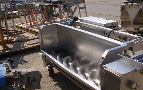 ALL S/S CURD TRANSFER AUGER WITH ROTARY STAR VALVE