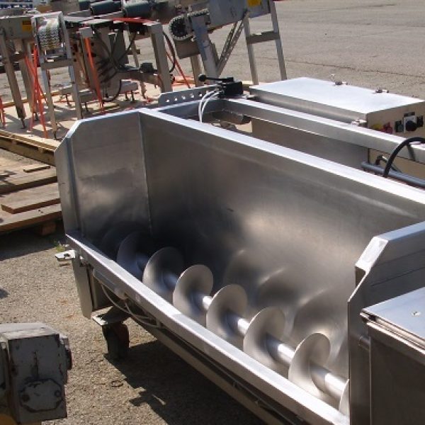 ALL S/S CURD TRANSFER AUGER WITH ROTARY STAR VALVE