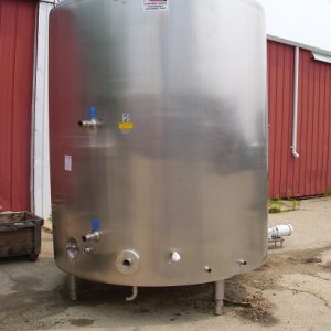 3,000 Gallon Mueller Processor, Dome Top, Pressure Wall Jacket
