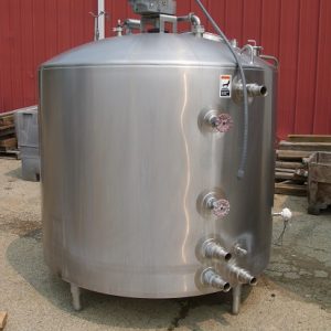 600 Gallon Walker Processor, Dome Top, Pressure Wall Jacket