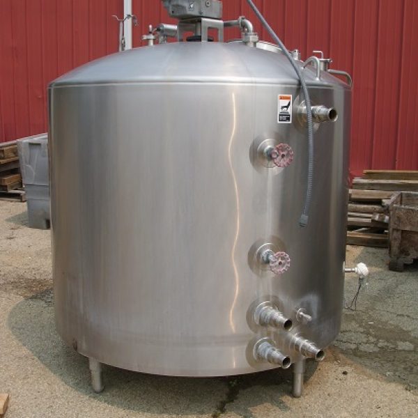 600 Gallon Walker Processor, Dome Top, Pressure Wall Jacket