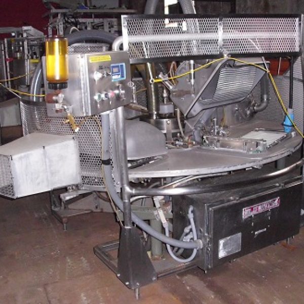 Cryovac model 8610-16, rotary vacuum chamber bag sealer