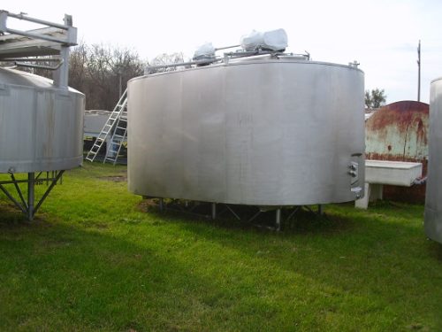 50,000 LB. (22,000 LITERS) DAMROW DOUBLE O ENCLOSED CHEESE VAT