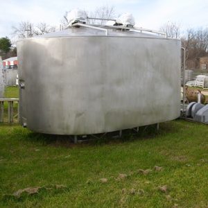 50,000 LB. (22,000 LITERS) DAMROW DOUBLE O ENCLOSED CHEESE VAT