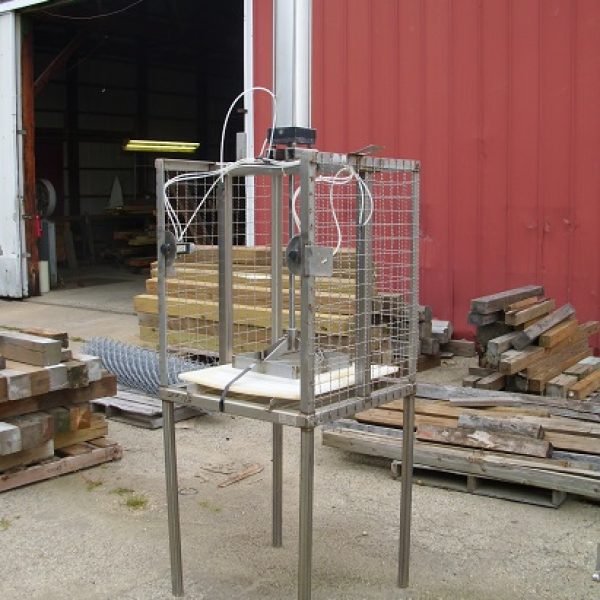 ALL STAINLESS STEEL, VERTICAL CHEESE PRESS