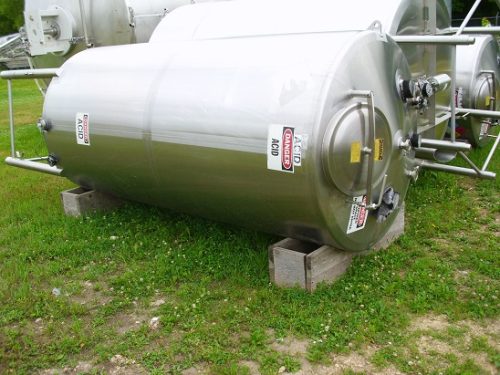 1000 GALLON ALL S/S SINGLE WALL TANK