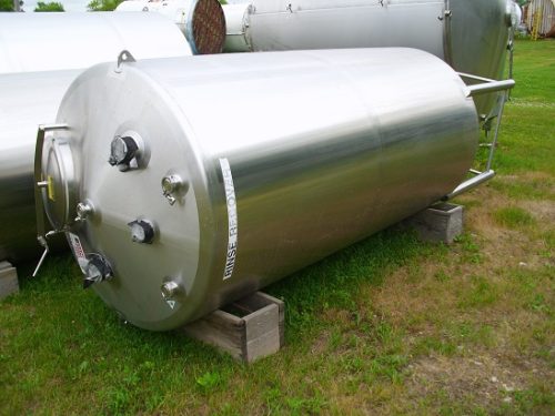 1000 GALLON ALL S/S SINGLE WALL TANK