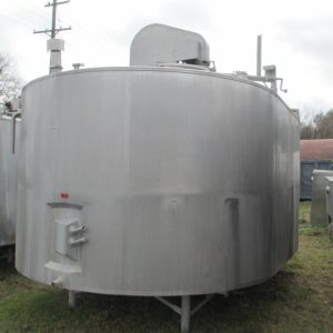 DAMROW DOUBLE O ENCLOSED CHEESE VAT - 45,000LB