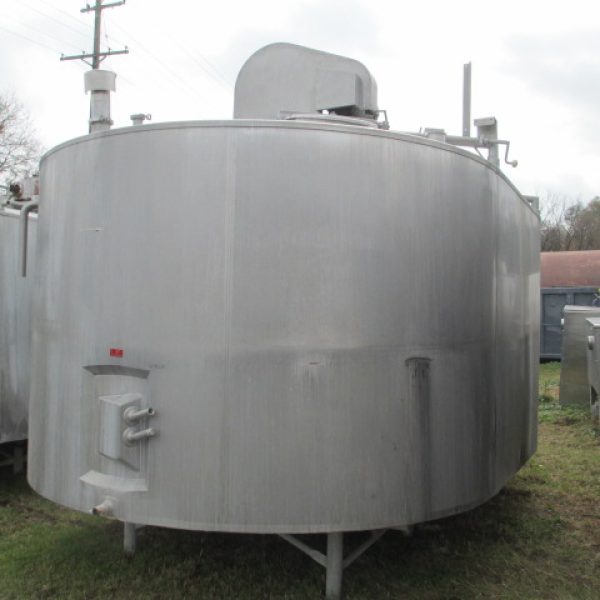 DAMROW DOUBLE O ENCLOSED CHEESE VAT - 45,000LB