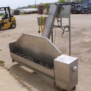 DAMROW S/S DUAL AUGER CURD ELEVATOR