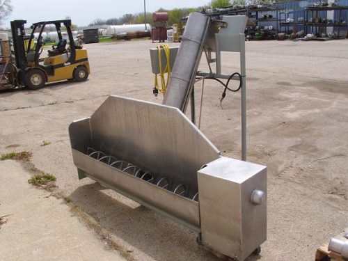 DAMROW S/S DUAL AUGER CURD ELEVATOR