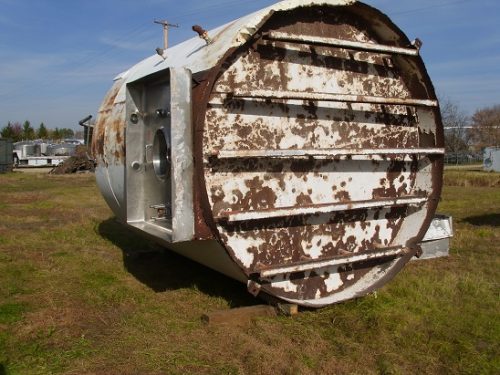 6,000 GALLON APV CREPCO, JACKETED TANK