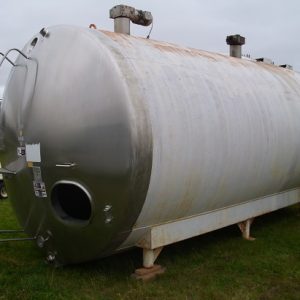 6,000 GAL WALKER S/S JACKETED TANK