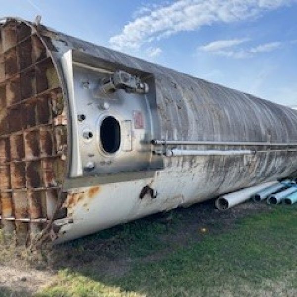 50,000 GALLON CHERRY BURELL JACKETED TANK