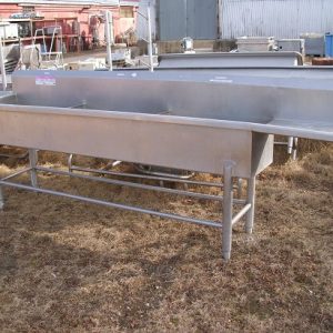 ALL S/S 3-COMPARTMENT SINK