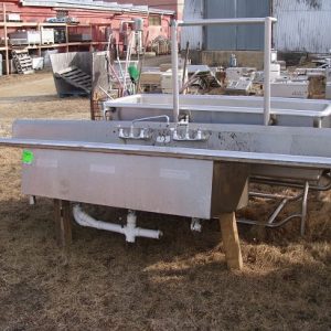 ALL S/S 3-COMPARTMENT SINK